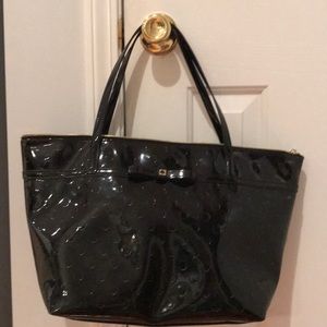 Kate Spade Patent Leather Dot Large Tote